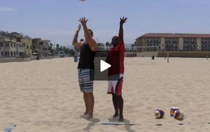 Beach Volleyball Serving with Steve Anderson - Video 3 on Toss or Address