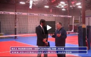 Bill Harrison Explaining the Zone When Playing Volleyball
