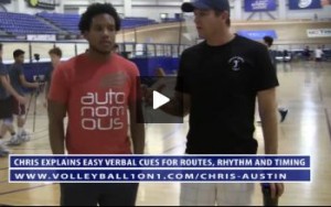 Chris Austin on Volleyball Coaching Verbal Cues for Routes, Rhythm and Timing