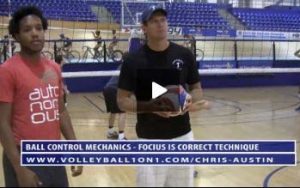 Controlled Volleyball Setting Warm Up Drill with Chris Austin