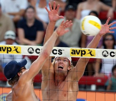 Beach Volleyball Blocking Line Beach Volleyball Blocking Line
