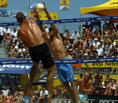Beach Volleyball Blocking Line Beach Volleyball Blocking Line