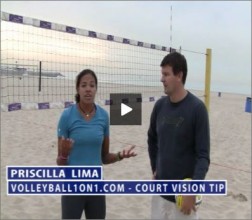 Priscilla Lima Beach Volleyball Court Vision