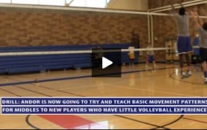 Progressions on the 2 Drills - Serving and Passing Drill and Teaching Middles Movement Patterns Drill