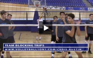 Team Volleyball Blocking Trips with Chris Austin