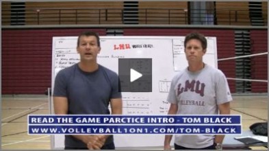 Tom Black Volleyball Practice Plan 3 - College Womens Indoor Reading the Game Practice