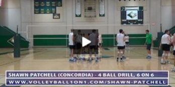 4 Ball Drill, 6 on 6 – Video 4, Continued on One Court