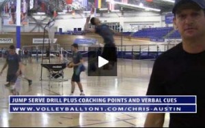 5 Rep Jump Serve Drill, Verbal Cues and Purpose with Chris Austin