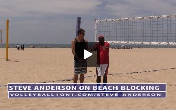 5 Video Beach Volleyball Blocking Series with Steve Anderson