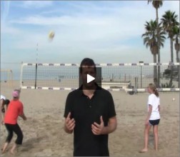 Adriano Ticao Beach Volleyball Beginner Drill Pass Set Spike