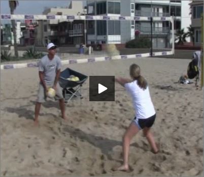 Adriano Ticao Beach Volleyball Beginner Drill Passing