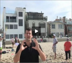 Adriano Ticao Beach Volleyball Beginner Drill Setting