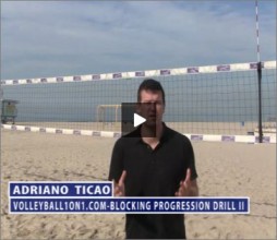Adriano Ticoa Beach Volleyball Blocking Drill II