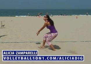 Alicia Zamparelli – Beach Volleyball Digging