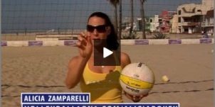 Alicia Zamparelli the Pokey in Beach Volleyball