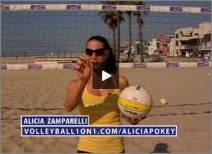 Alicia Zamparelli the Pokey in Beach Volleyball