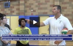 Andor Teach Serving Principals Plus Pressure Serve Drill - Day 1 - Uni High