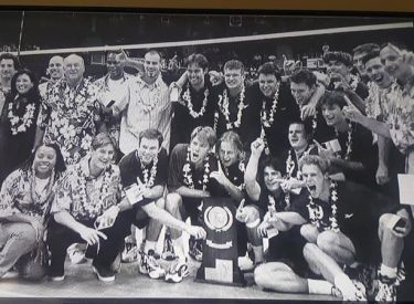Andor Gyulai Winning NCAA Volleyball Championship