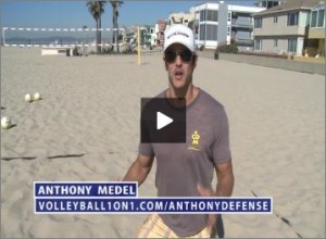Anthony Medel Beach Volleyball Defense