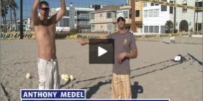 Anthony Medel Beach Volleyball Triangle Setting Drill
