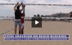 Beach Volleyball Blocking with Steve Anderson - Video 1 Demonstration