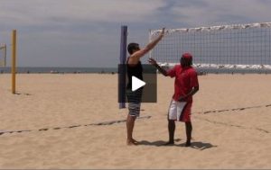 Beach Volleyball Blocking with Steve Anderson - Video 3 Arm Technique