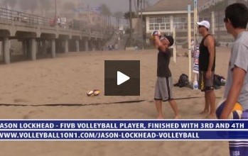 Beach Volleyball Self Setting Square Drill with Jason Lockhead
