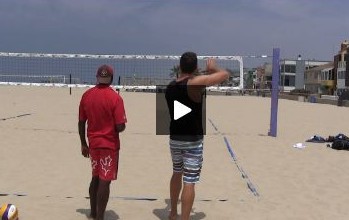 Beach Volleyball Serving – Video 1 Demonstration