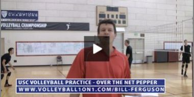 Bill Ferguson Over the Net Pepper Volleyball Drill