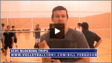 Bill Ferguson SCVC Volleyball Blocking Trips Drill