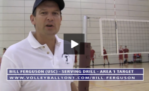 Bill Ferguson - Serving Drill - Area 1 Target