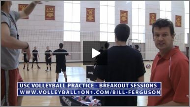 Bill Ferguson Team Breakout Sessions – Volleyball Serve Receive Drill