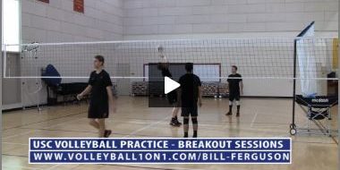 Bill Ferguson Team Stations – Middle and Libero Volleyball Setting Drills