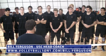 Bill Ferguson USC Volleyball Practice Summary