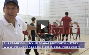 Bill Ferguson - Volleyball Blocking Trips with Hit Off Box from 2014 Practice
