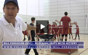Bill Ferguson – Volleyball Blocking Trips with Hit Off Box from 2014 Practice