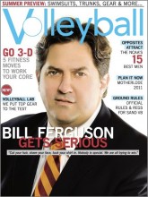 Bill Ferguson on Cover of Volleyball Mag Bill Ferguson on Cover of Volleyball Mag