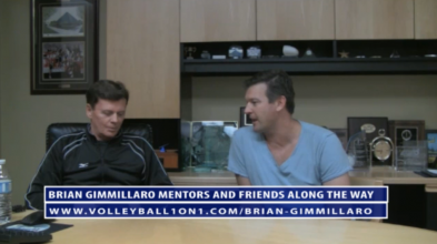 Brian Gimmillaro Volleyball Mentors and Friends along the Way