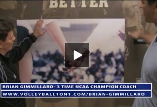 Brian Gimmillaro and LBS Volleyball Locker Room