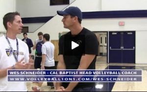 Cal Baptist End of Volleyball Practice Review with Wes Schneider