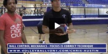 Controlled Volleyball Setting Warm Up Drill with Chris Austin