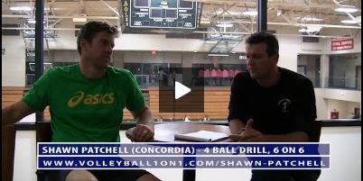 Conversation From Office – 4 Ball Volleyball Drill, 6 on 6 Discussed