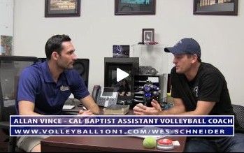 Conversations from the Office – Allan Vince, Cal Baptist University Mens Volleyball Assistant Coach