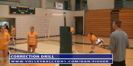 Dan Fisher – Correction Volleyball Drill