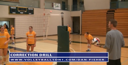 Dan Fisher – Correction Volleyball Drill