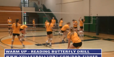 Dan Fisher Warm Up Drills – Reading Butterfly Volleyball Drill