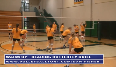 Dan Fisher Warm Up Drills – Reading Butterfly Volleyball Drill