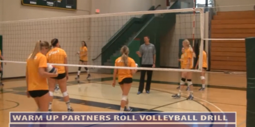 Dan Fisher Warm Up – Partner Roll Volleyball Drill