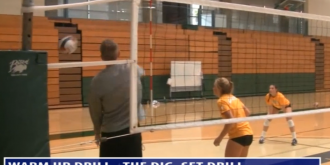 Dan Fisher Warm Up Volleyball Drill – The Dig Set Drill