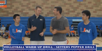 Dan Fisher Warm Up Volleyball Drills – Setters Pepper Drill